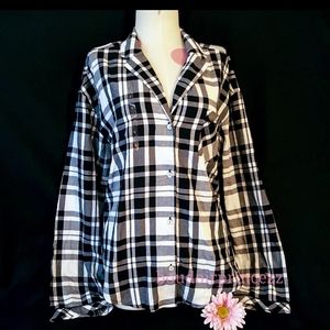 🤗 SOLD OUT VS flannel pajama sleep top